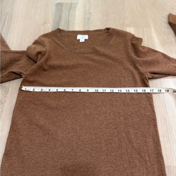 J. Crew Teddie brown lightweight crew neck sweater - Picture 8 of 10